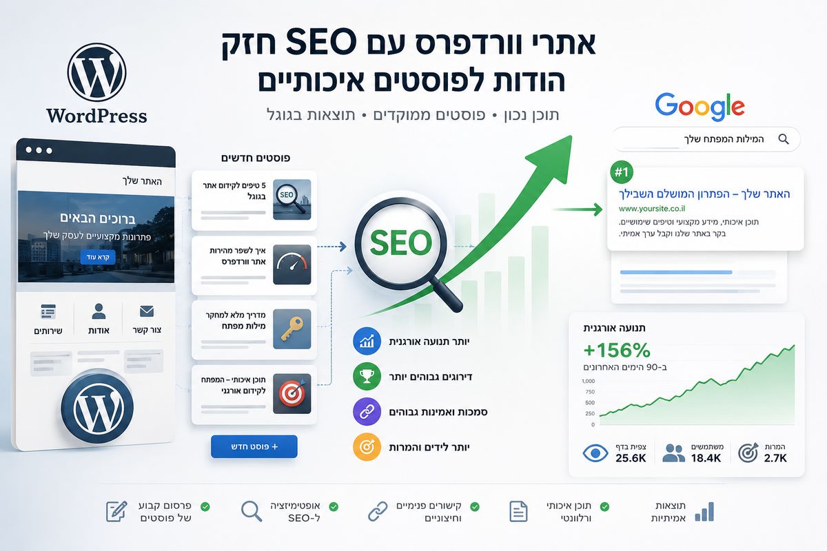 יש לך אתר וורדפרס wordpress?